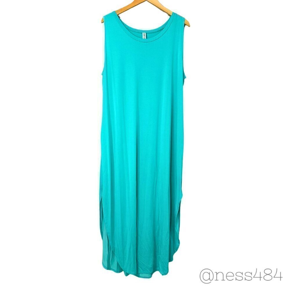 Zenana Outfitters Turquoise Maxi Dress